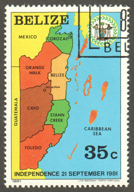Belize Scott 591 Used - Click Image to Close